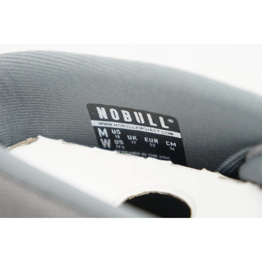 NIB NOBULL Canvas Trainer High Top Dark Grey Gum‎ Sole Sneakers Shoes M18 W19.5